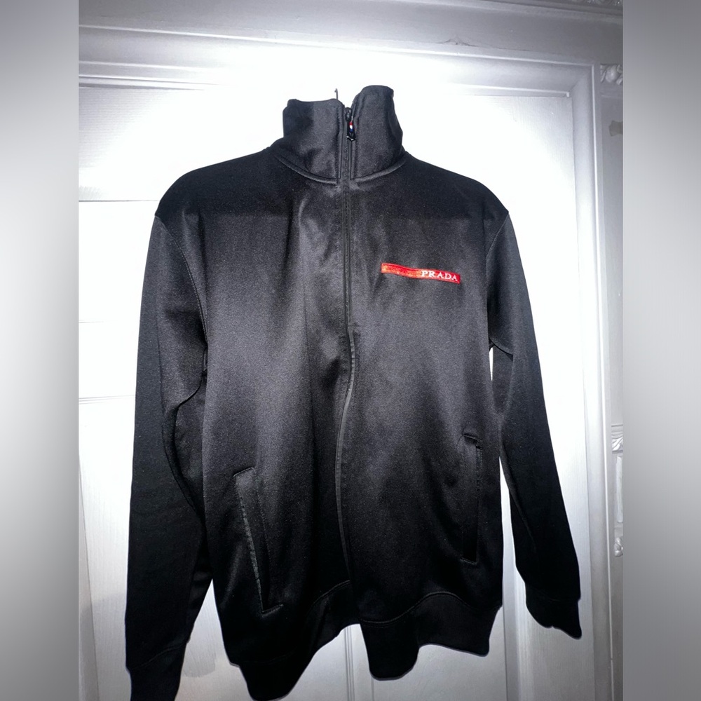Prada active jacket larger / zippered pockets